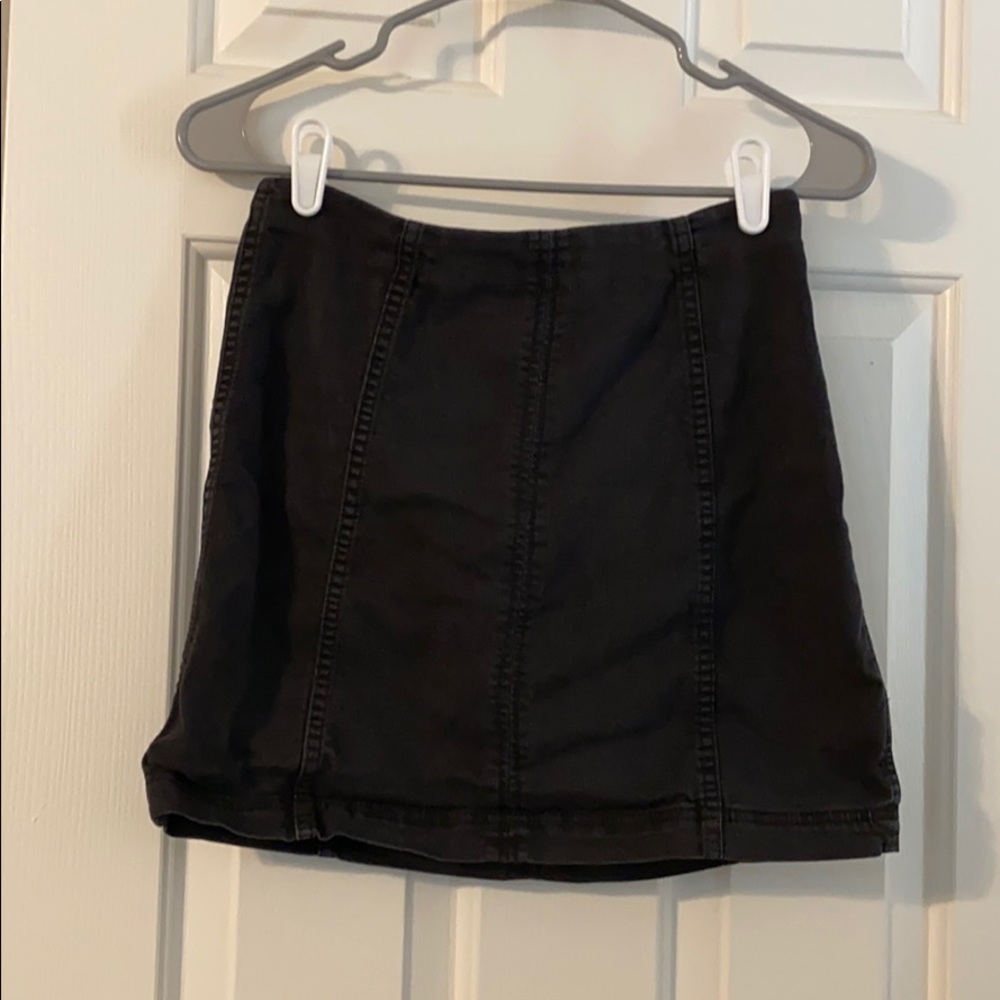 Free people denim skirt